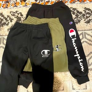 3 Pairs size Small Champion Sweatpants